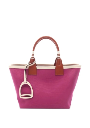 Hermès Pre-Owned 2022 Steeple 25 leather handle tote bag - Pink
