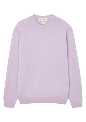 Man On The Boon. crew-neck sweater - Purple