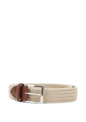 ATHISON woven pin-buckle belt - Neutrals