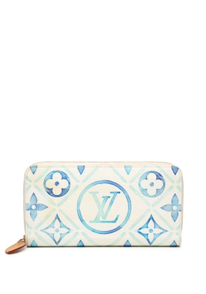 Louis Vuitton Pre-Owned 2021-2025 Monogram Tiles By The Pool Zippy Wallet long wallets - Blue