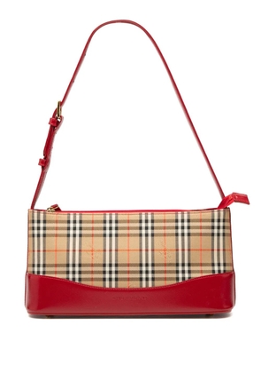 Burberry Pre-Owned 2000-2017 Haymarket Check shoulder bag - Brown