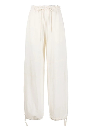 Acne Studios drawstring-detail palazzo pants - White