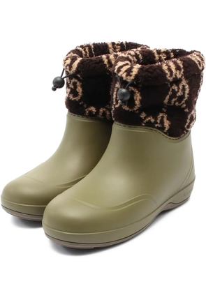 Gucci Pre-Owned GG Mouton boots - Green