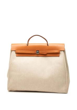 Hermès Pre-Owned 2000 Toile Herbag MM satchel - Brown