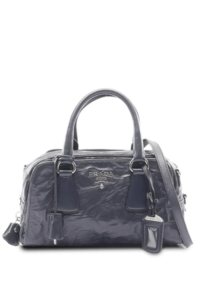 Prada Pre-Owned 2000s 2WAY leather tote bag - Blue