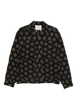 Antik Batik floral-pattern jacket - Black