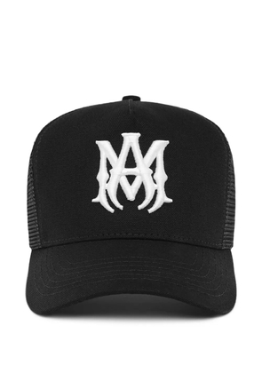 AMIRI MA embroidered trucker cap - Black