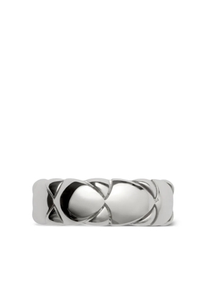Burberry Shield Segment sterling silver ring