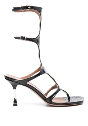 Paris Texas Uma 75mm sandals - Black