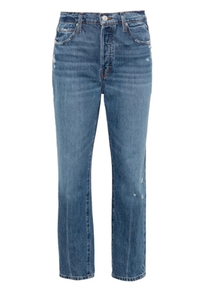 FRAME Le Mec mid-rise boyfriend jeans - Blue