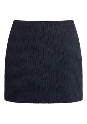 12 STOREEZ textured mini skirt - Black
