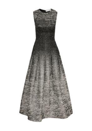 Oscar de la Renta lurex jacquard dress - Black