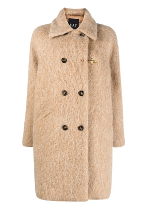 Fay Jacqueline double-breasted coat - Neutrals