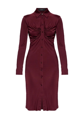 Versace gathered-detail mini dress