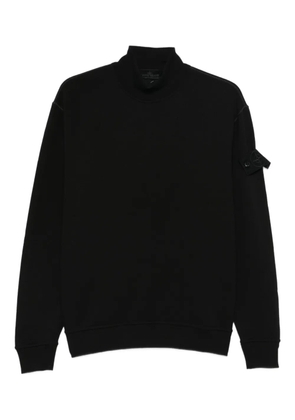 Stone Island high-neck patch sweatshirt - Black
