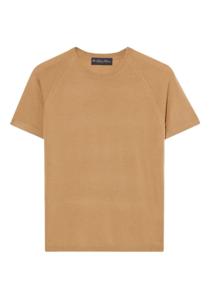 Brooks Brothers short-sleeved crew-neck T-shirt - Brown