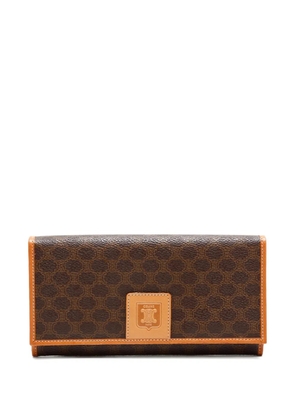 Celine Pre-Owned 1990-2000s Macadam long wallet - Brown
