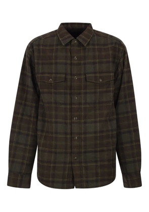 Polo Ralph Lauren quilted tartan overshirt - Brown