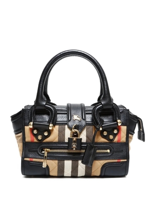 Burberry Pre-Owned 2010-2020s Nova check-pattern tote bag - Black