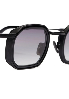 John Dalia geometric frame sunglasses - Black