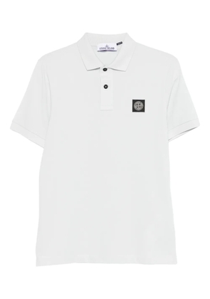 Stone Island logo-detail polo shirt - Grey