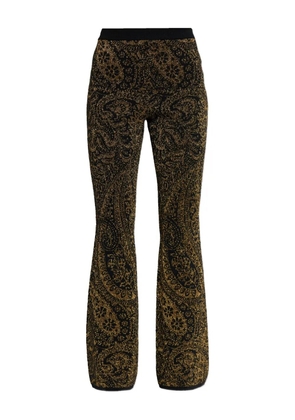 ETRO paisley-pattern trousers - Black