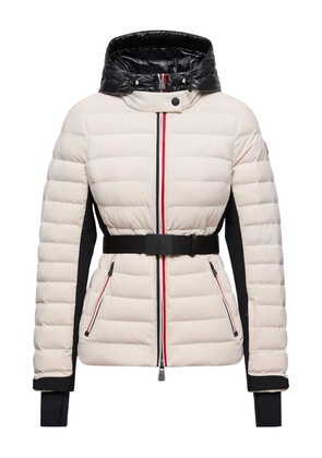 Moncler Grenoble padded hooded coat - Neutrals
