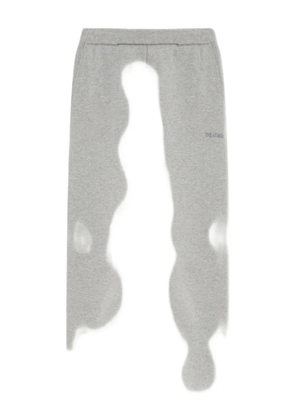 The Attico logo-embroidery track pants - Grey