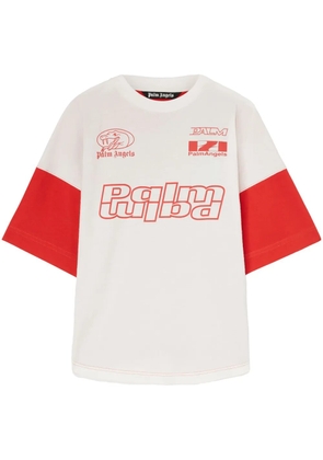 Palm Angels snake-print T-shirt - White