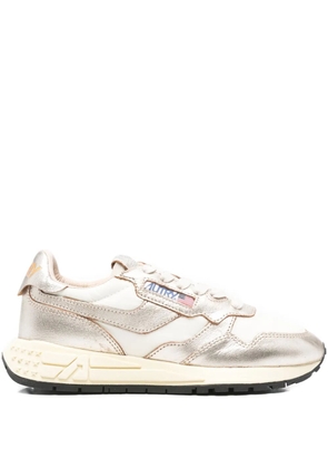 Autry low leather sneakers - Gold