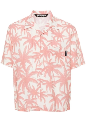 Palm Angels palm-tree print shirt - Pink