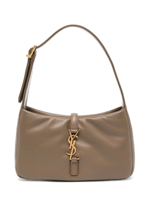 Saint Laurent Le 5 à 7 Padded shoulder bag - Neutrals