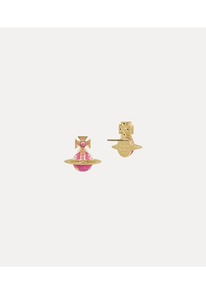 Vivienne Westwood Franca Earrings Gold-red-cz-pink-synthetic-opal Gold-red-cz-pink-synthetic-opal Women
