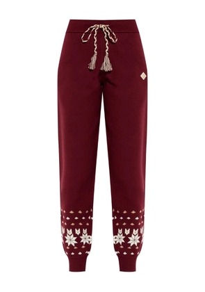 The Upside Le Ski Jojo tassels patterned ski pants - Red