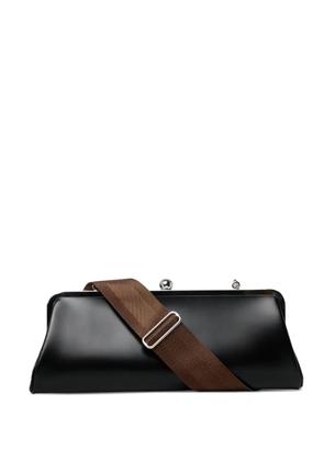 Comme Des Garçons leather cross body bag - Black