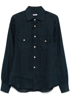 Kiton linen shirt - Blue