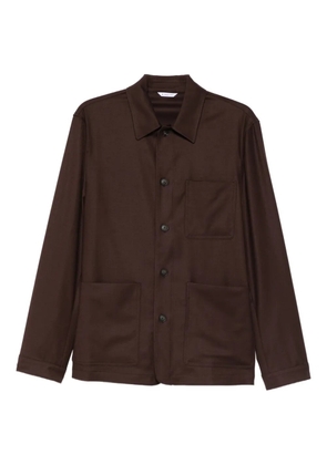 Manuel Ritz patch-pocket shirt jacket - Brown