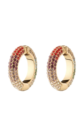 DEMARSON New York Lili Rainbow crystal earring cuff - Gold