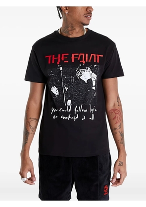 Pleasures graphic-print T-shirt - Black