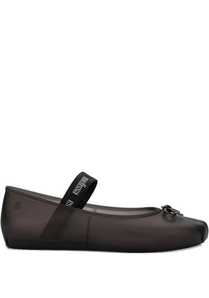 Melissa Sophie Fem bow-detail ballet flats - Black