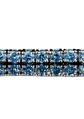 Jewels Aficionado 14K white gold diamond tennis bracelet - Silver