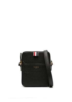 Thom Browne 4-Bar Vertical leather camera bag - Black