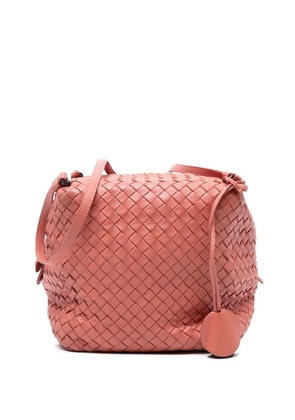 Bottega Veneta Pre-Owned 2012-2025 Nappa Intrecciato Cube crossbody bag - Pink
