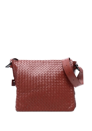 Bottega Veneta Pre-Owned 2012-2025 Nappa Intrecciato Flap crossbody bag - Red