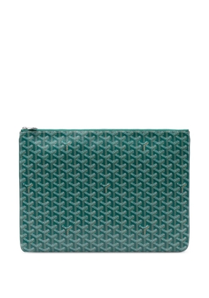 Goyard Pre-Owned 2011 Goyardine Senat GM clutch bag - Green