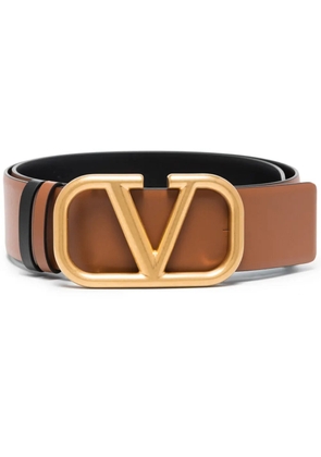 Valentino Garavani 20mm VLogo Signature reversible belt - Brown