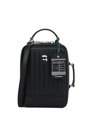 Karl Lagerfeld K/Ikon Suitcase crossbody bag - Black