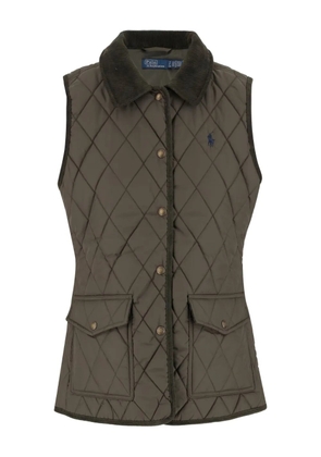 Polo Ralph Lauren diamond-quilted sleeveless gilet - Green