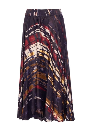 YAVI printed skirt - Purple