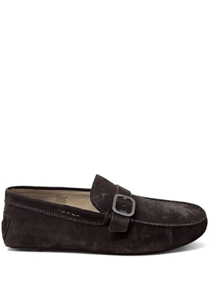 Tod's buckle-detail loafers - Brown
